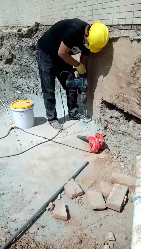 大庆新旧混凝土植筋连接加固